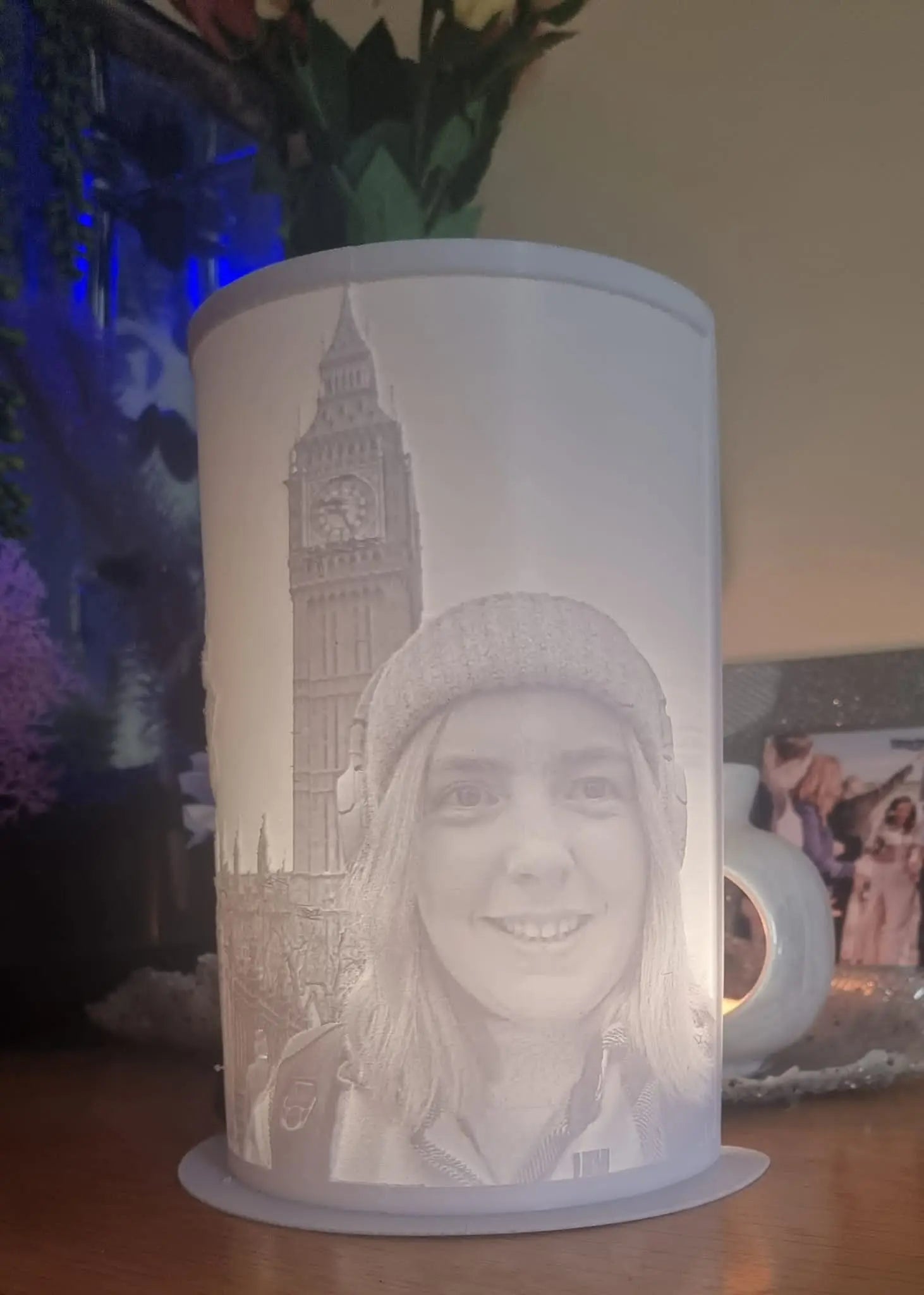 Curved Lithophane Photo, Personalised 3d Picture Serathena