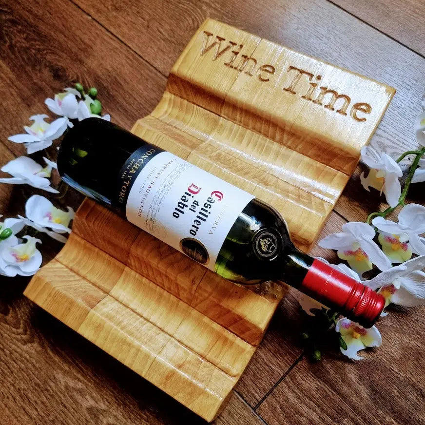 Engraved Wooden Wine Rack Scent Sational Wax melts