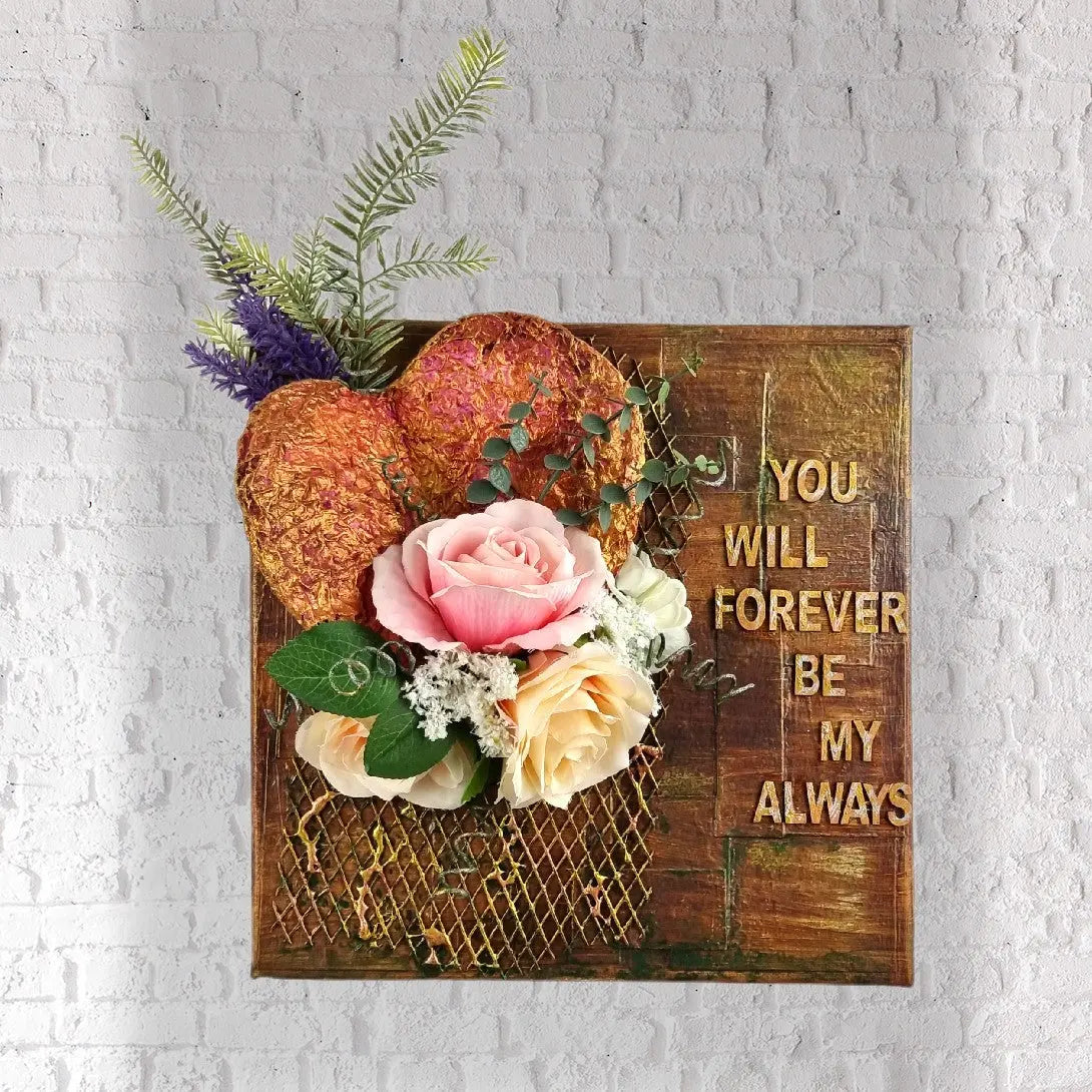 Handcrafted "You Will Forever Be My Always" Canvas Serathena