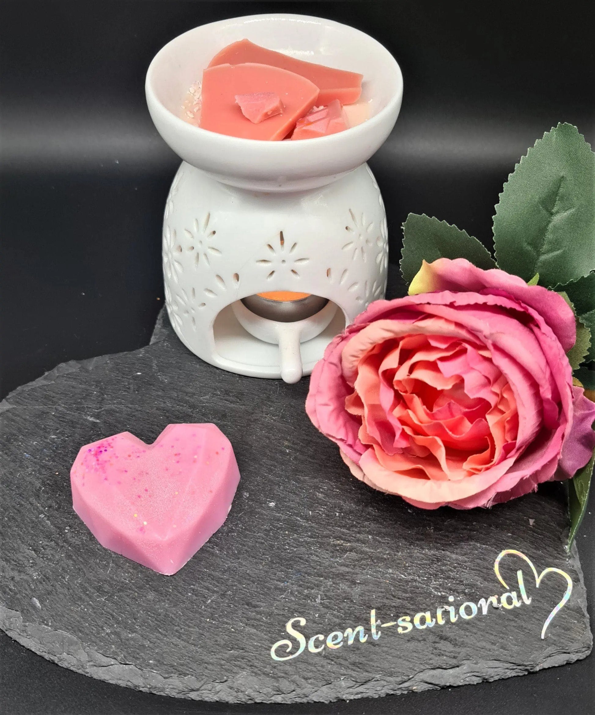 Peony and Blush Suede Wax Melts Scent Sational Wax melts