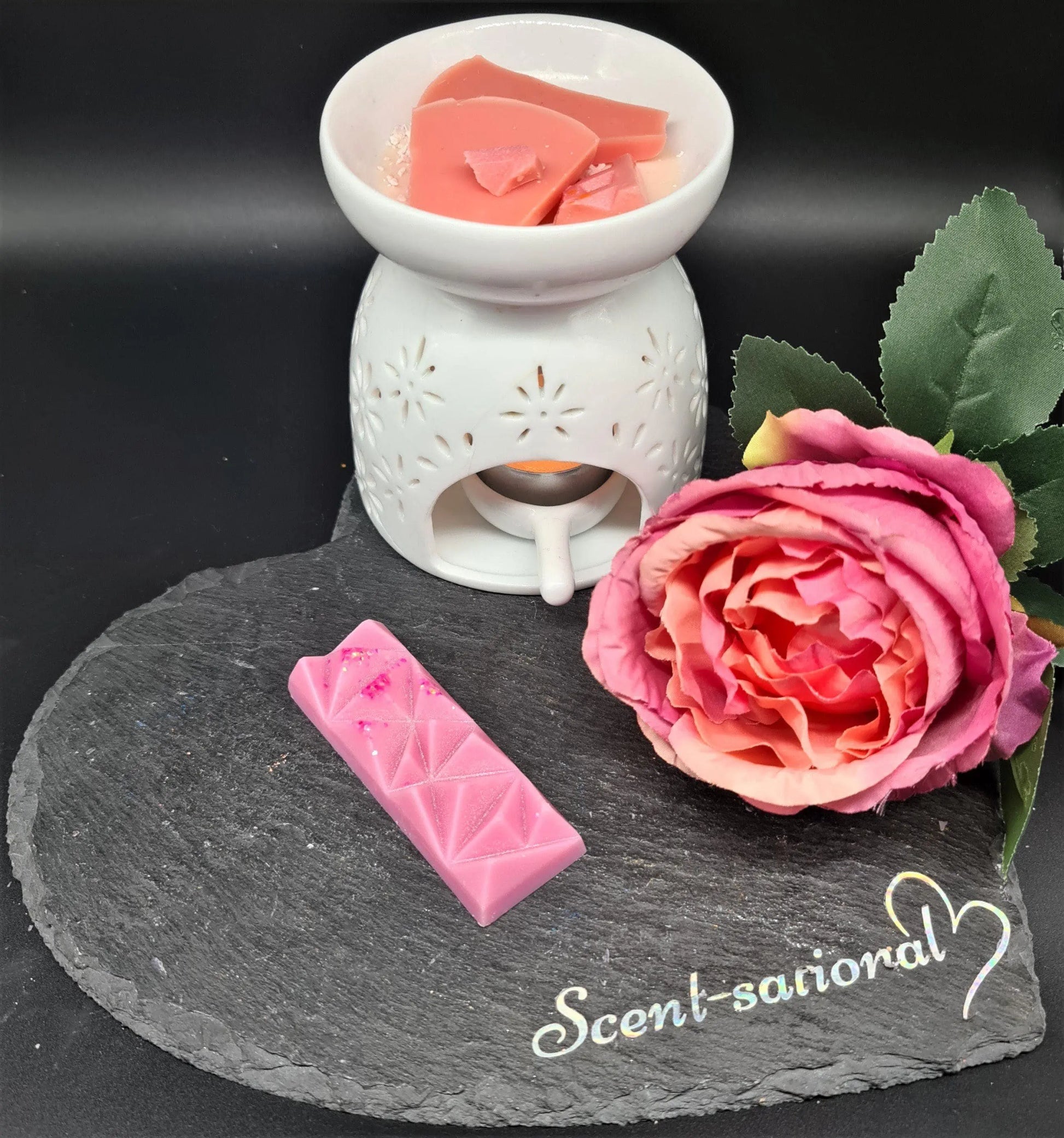 Peony and Blush Suede Wax Melts Scent Sational Wax melts