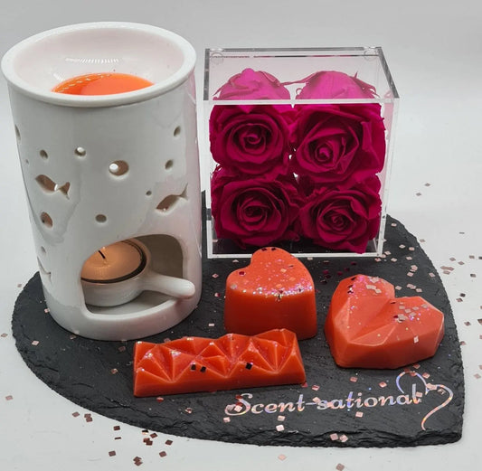 Rhubarb and Rose Wax Melts Scent Sational Wax melts